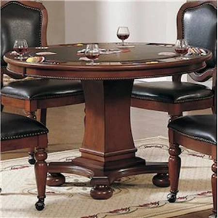 Round Cordovanl Vinyl Table